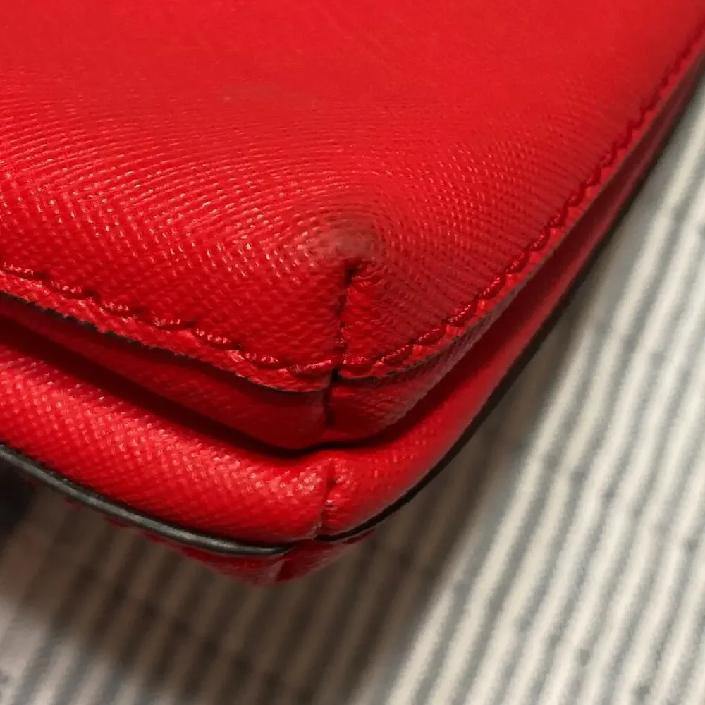 Michael Kors red leather wristlet. - Picture 11 of 11